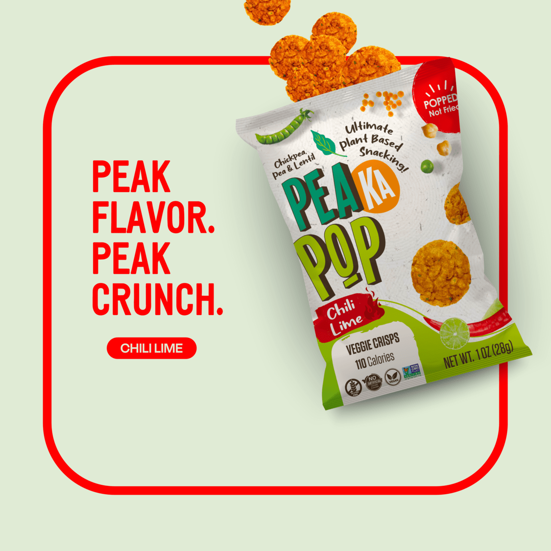 Chili Lime Veggie Crisps – PeaKaPop